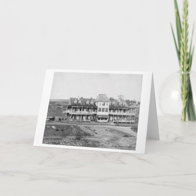 Cartão Hotel Minnekahta em Hot Springs, fotografia do SD (Frente)