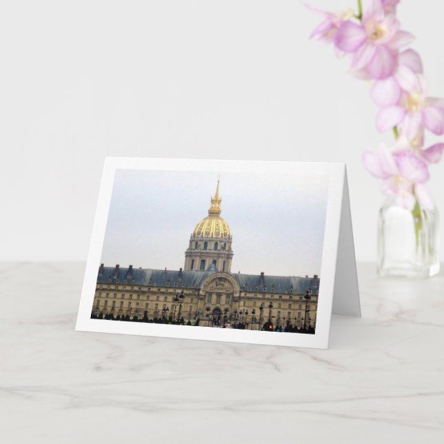 Cartão Hôtel National Des Invalides, Paris, França (Orquídea)