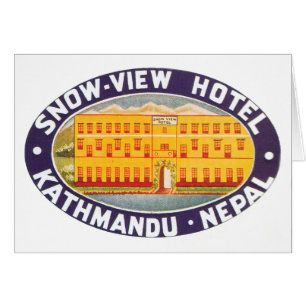 Cartão Hotel Snow View Catmandu Nepal
