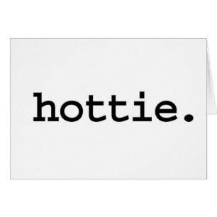 Cartão hottie.