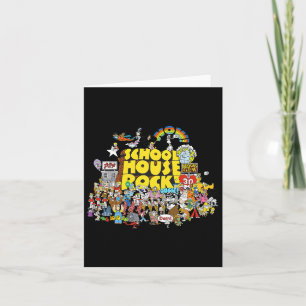 Cartão House Rock School Animou Cartoons De Volta À Escol