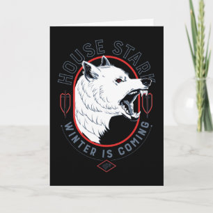 Cartão House Stark - O Inverno Está Chegando