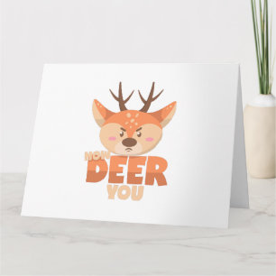 Cartão How Deer You