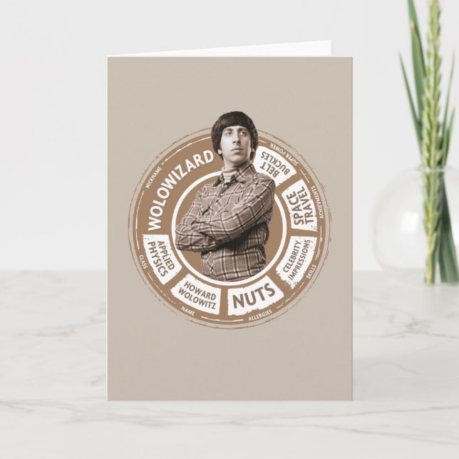 Cartão Howard Info Graphic (Frente)