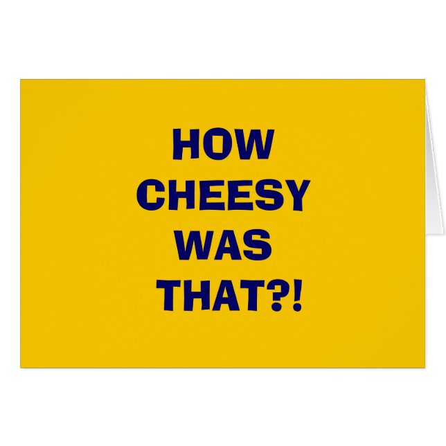 CARTÃO HOWCHEESYWAS QUE?! (Frente Horizontal)