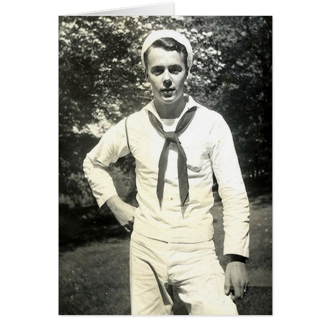 Cartão Howdy marinheiro (Frente)