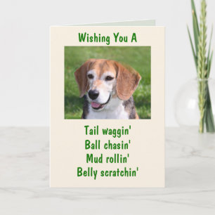 Cartão Howlin' Beagle Happy Birthday
