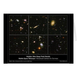 Cartão HubbleUltraDeepFieldDetails-2004-07c