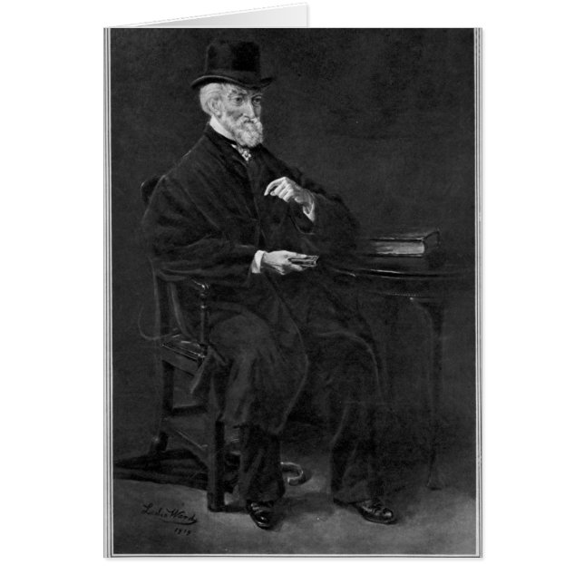 Cartão Hubert George de Burgh-Canning (Frente)