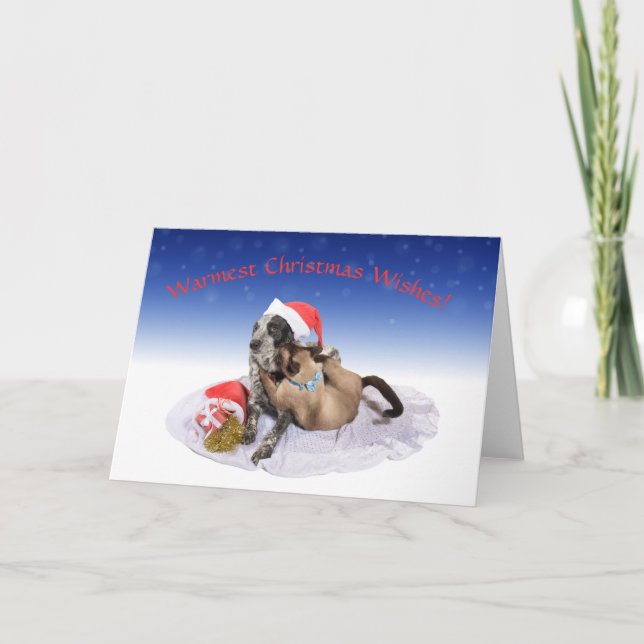 Cartão Huggy Christmas (Frente)