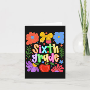 Cartão Hugvyn De Volta À Escola Professora De Pré-Papoila