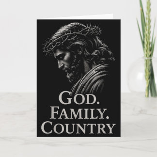 Cartão Hugvyn Deus Família País Jesus Fé Cristã Mi