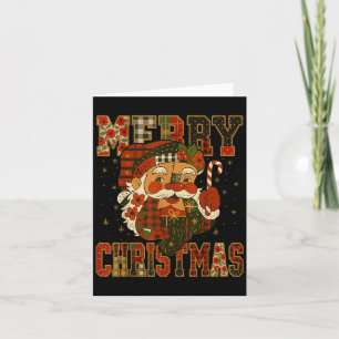 Cartão Hugvyn Natal_ Papai Noel Remendo Merry Chri