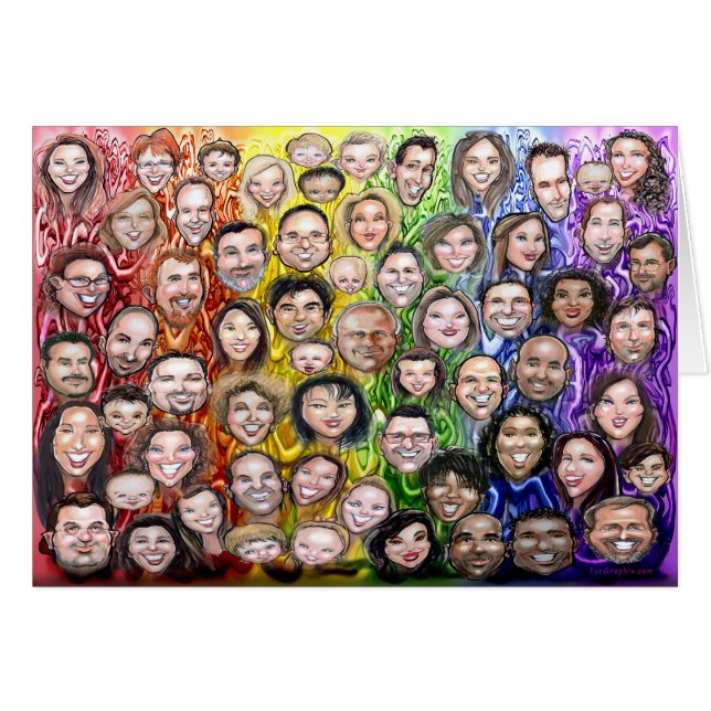 Cartão Humanidade Interwoven (Frente Horizontal)