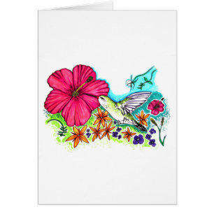 Cartão Hummingbird
