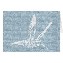 Cartão Hummingbird