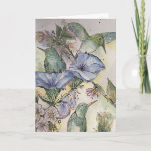 Cartão Hummingbird Friendship Card