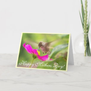 Cartão Hummingbird Mothers' Day Card