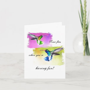 Cartão Hummingbird Note Card