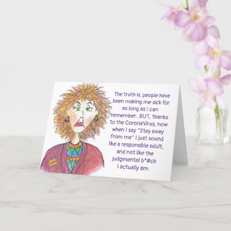 Cartão Humor CoronaVirus