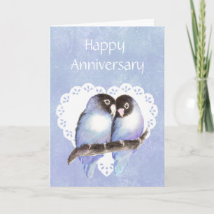 Cartão Humor de aniversário de amor de pássaros