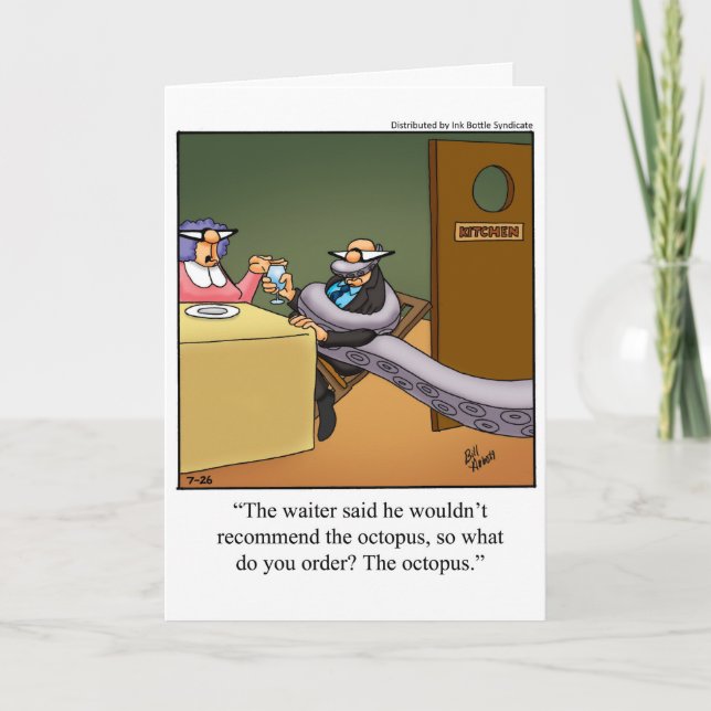 Cartão Humor de Aniversário de Casamento para Marido (Frente)