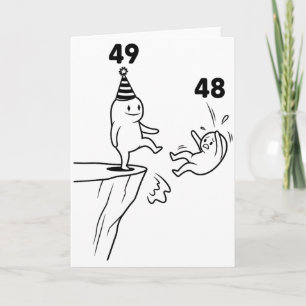 Cartão Humor de Aniversário de Crianças 49 Anos 49º Festa