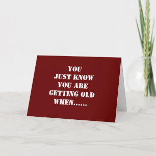 CARTÃO **HUMOR DE ANIVERSÁRIO PARA O SEU ANIVERSÁRIO ANTI