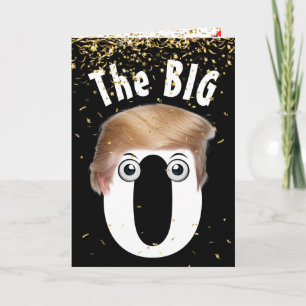 Cartão Humor de Cabelo de Trump em Aniversário de 50 anos