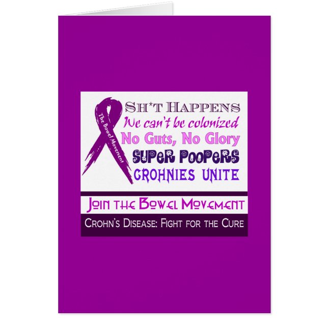 Cartão Humor de Crohns (Frente)