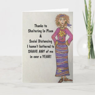 Cartão Humor de Quarentena