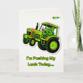 Cartão Humor de Trabalho Ressaca Divertido St. Patricks