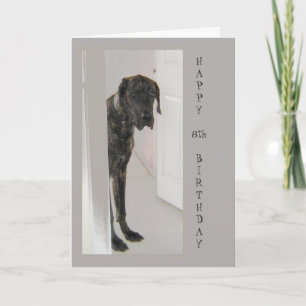 Cartão Humor do feliz aniversario do cão de estimação