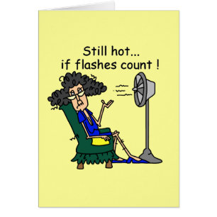 Cartão Humor do flash quente