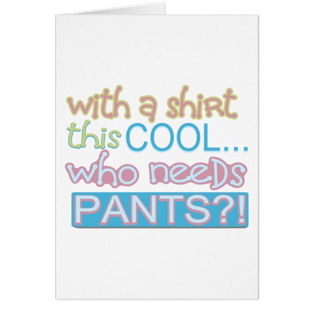 Cartão Humor limpo (Frente)