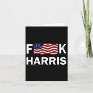 Cartão Humor Político F Kamala Harris Repub Conservador