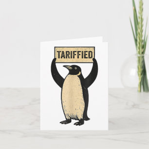 Cartão Humor Político Penguino Engraçado E Tarifado