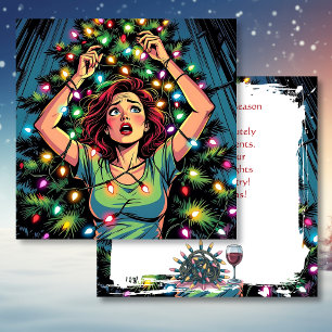 Cartão Humor Sarcástico de Natal Engraçado