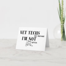 Humor: Vet Techs é uma incrível placa PERSONALIZAD