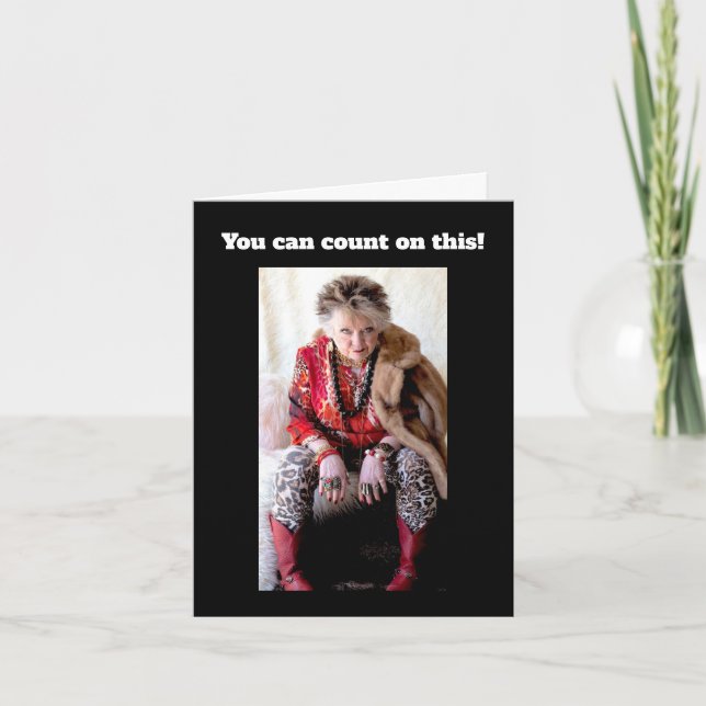 Cartão Humoricamente fazer um erro (Frente)