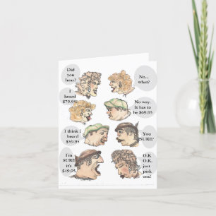 Cartão Humorista Escolha Seu Próprio Aniversário