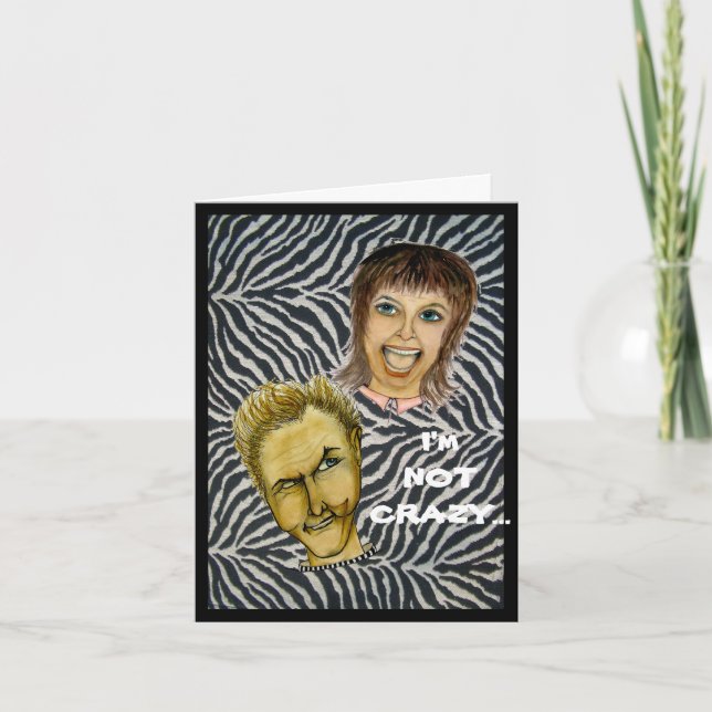 Cartão Humorosamente Mentally Hilarious (Frente)