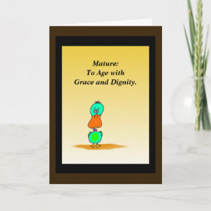 Cartão Humorous Birthday Card