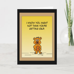 Cartão Humorous Birthday Card