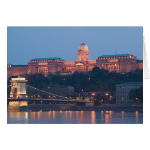 Cartão HUNGRIA, Budapeste: Ponte Szechenyi (Corrente),