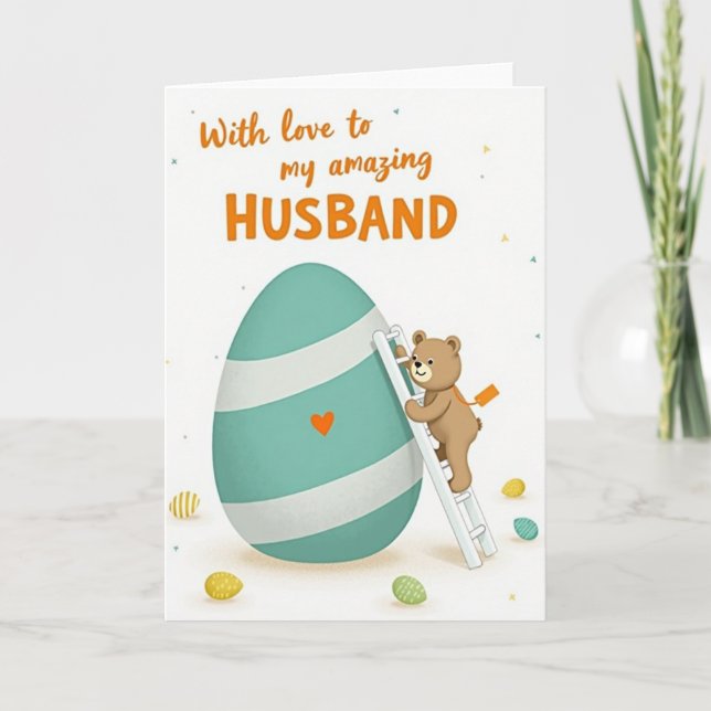 Cartão Husband Love Celebration Card (Frente)