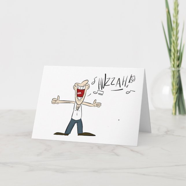 Cartão Huzzah! (Frente)