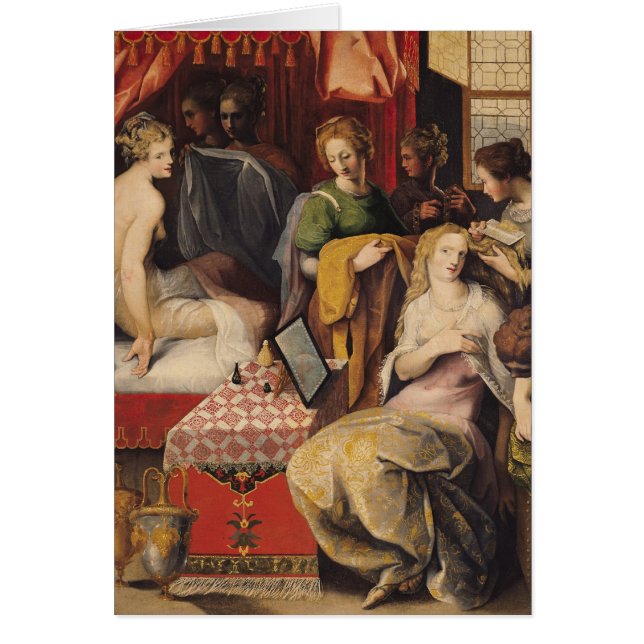 Cartão Hyante e Climene em seu toalete (Frente)