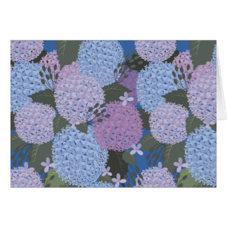 Cartão Hydrangea.