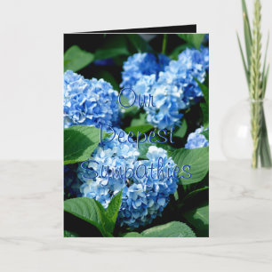 Cartão Hydrangea 2480 Sympathy - change to any occasion